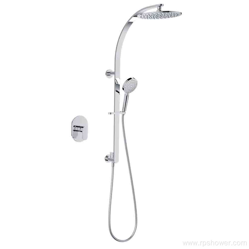 Modern wall mounted shower set