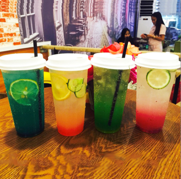 Custom Logo Transparent Plastic Bubble Tea Cups with Lids - 350ml, 500ml, 700ml, Thick Smoothie, PP Material