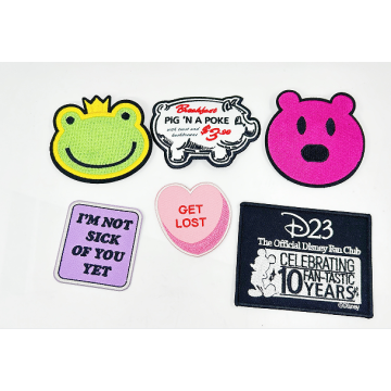 Clothing Accessories & Garments Embroidered Cartoon Patch Made from Felt Fabric Customizable Badges with Embroidered Patches