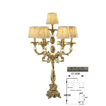 Large Copper Table Light for Home/Hotel