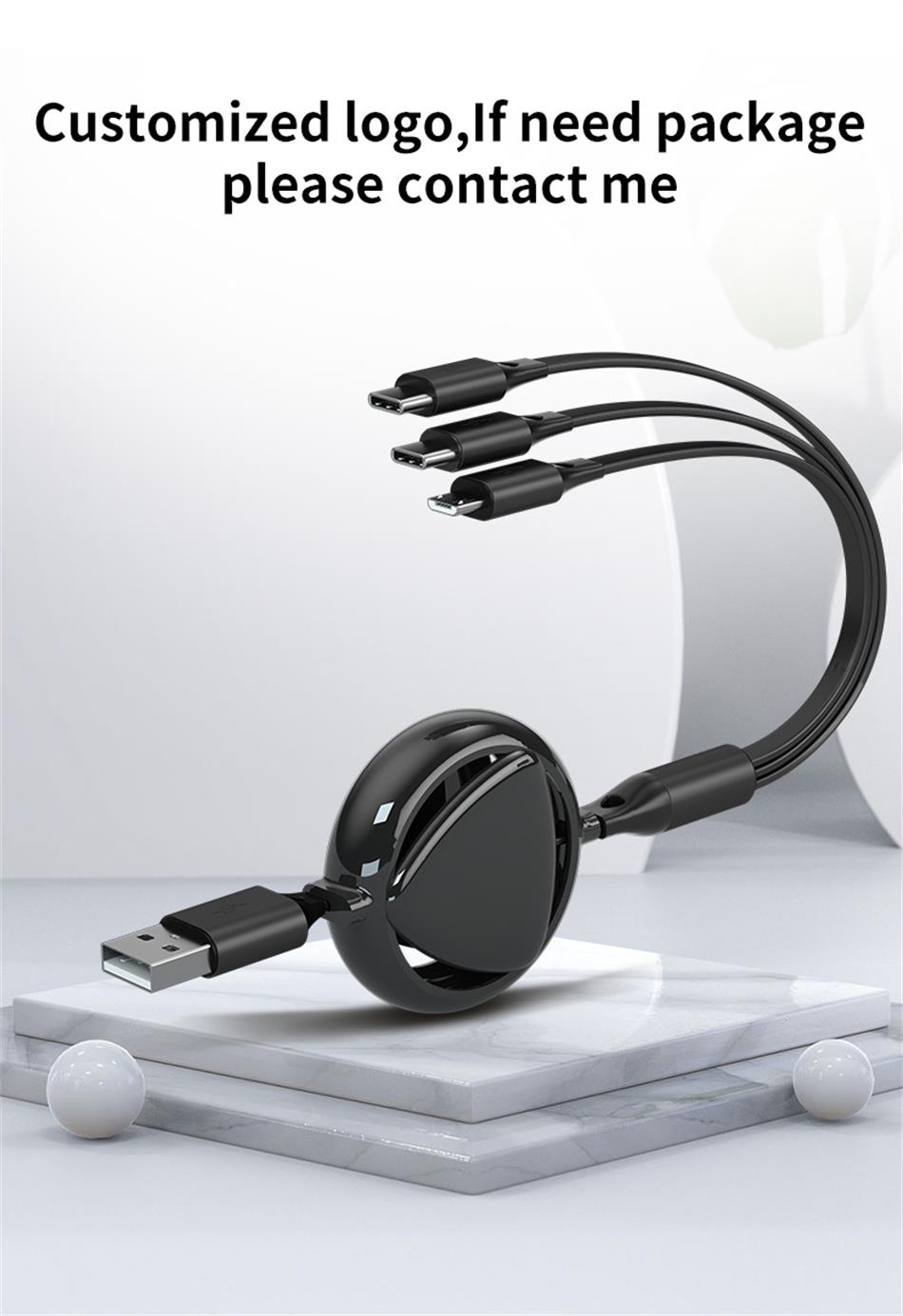 3 in 1 universal charging cable