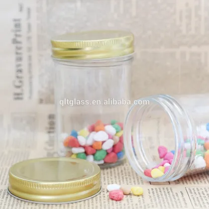ECO Mini Wide Mouth 8oz Weck Mason Jars with gold lid