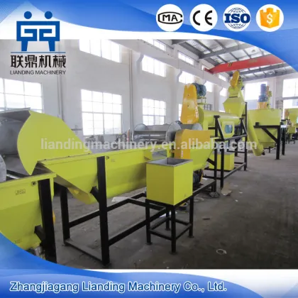 Complete recycle pet bottles scrap washing line