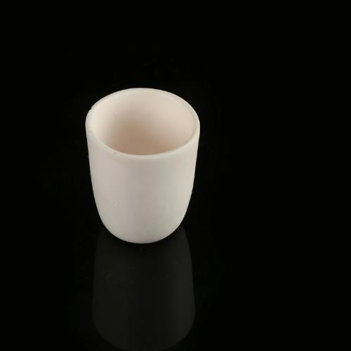 Low Form Glazed Porcelain Crucibles with Lid 25ml