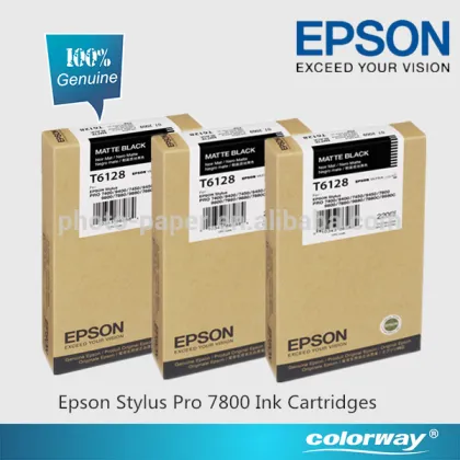Epson Stylus Pro 7800 Ink Cartridges Genuine Epson T6031 Black Ink Cartridge 220ml (C13T603100)