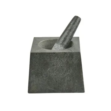 Square Granite Mortars and Pestles