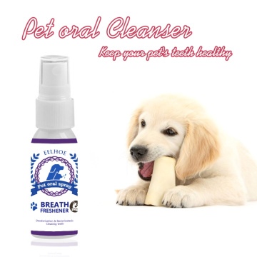 30ml Pet Breath Freshener Cats Dogs Oral Care Dental Spray Pet Teeth Cleaner Oral Healthy Treatment Odor Remove Spray Portable