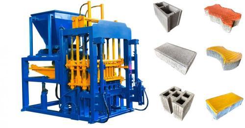 QT4-15 automatic hollow block making machine with PLC