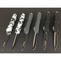 Microtech sort automatisk OTF-kniv med glasknuser