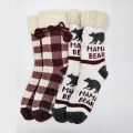 Classical women sherpa home socks