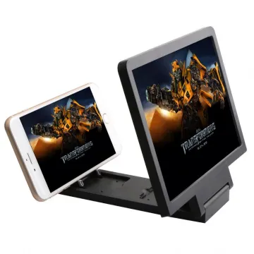 Universal Mobile Phone Screen Magnifier and Bracket: 3D Display Amplifier Expander