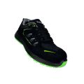 Active Step Black Suede Microfiber Safety Working Shoes