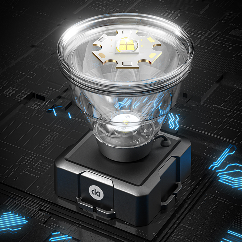 Camping Hunting High Lumen Led Laser Fishing Headlamp