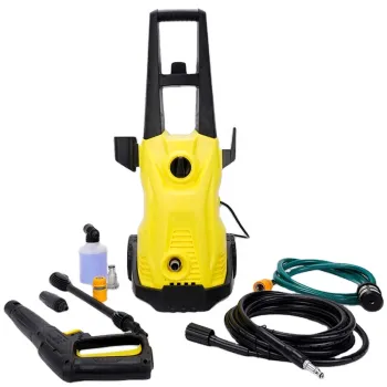 NEOBRISEN 2000W High Pressure Car Washer: Portable Auto Washing Machine with Brush and High-Pressure Water Gun