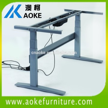 standing lifting desk with cross beam support