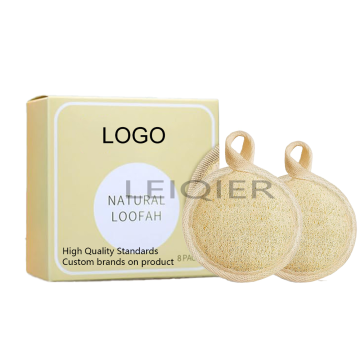 Custom Logo Face Exfoliating Loofah Pad Scrubber