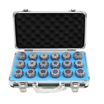 ER32 Collet Set 1/8'' to 3/4'' Inch 18 Pcs Spring Collet DIN6499B 0.015mm for CNC