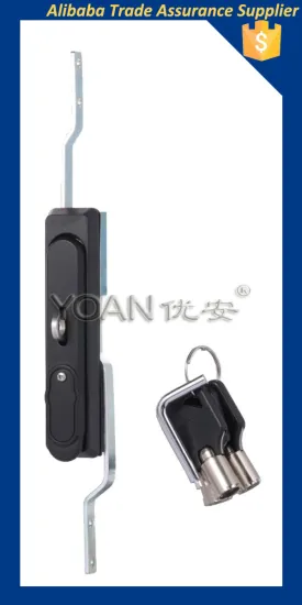 Three point rod control lock