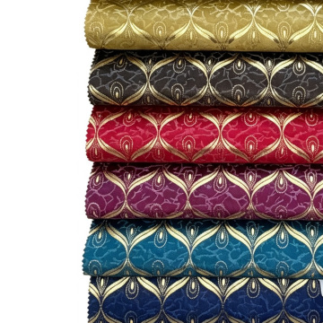 Peacock Eye Gold Print Velvet
