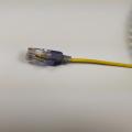 슬림 Cat6A UTP 30AWG 이더넷 패치 케이블 RJ45