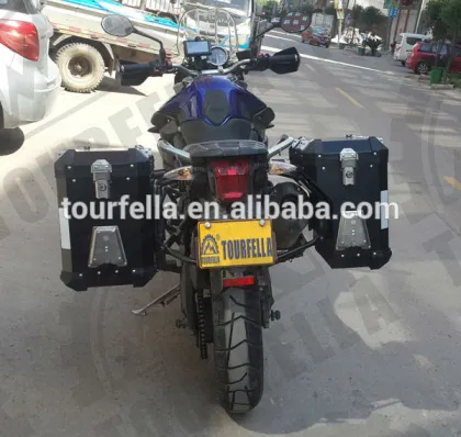 Pannier system 41L ( Remus Exhaust ) for Triumph ,Black