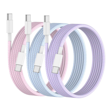 1m 2m farbenfrohe 5A schnelles Ladekabel für iPhone 15 und Apple -Geräte