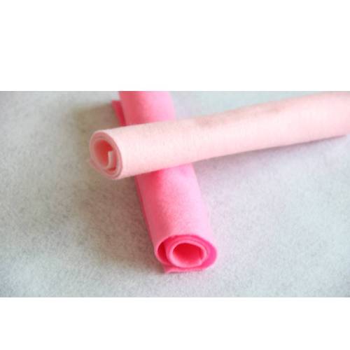 Colorful Acrylic needle punched non woven fabric