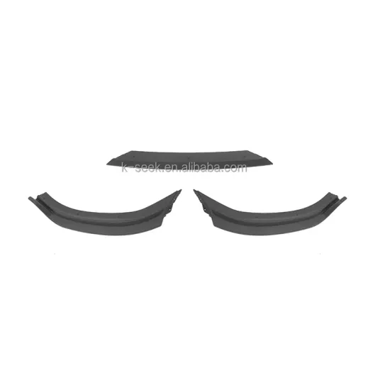 KSEEK Gloss ABS Material Injection Molding Three-Section Front Lip for VW Polo 2018-2021