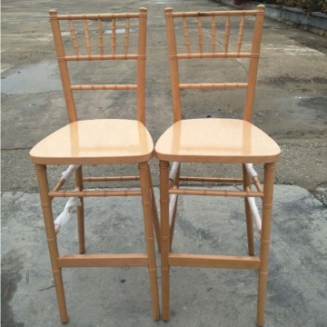 Mahogany Stackable Hotel and Restaurant Banquet Hall Solid Wood Chiavari Chairs