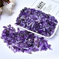 Multi Size Natural Amethyst Chips Beads Amethyst Tumbled Stone Irregular Shaped Healing Crystal Loose Beads for Home Decoration