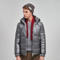 Kostengünstige Herren Glossy Puffy Jacket Großhandel Custom