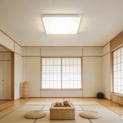 Ceiling light with smooth illumination