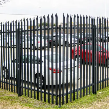 Heavy Duty Steel W Type Trident Palisade Fencing