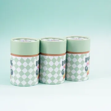 Luxury Cylindrical Paper Packaging Gift Box For Cosmetic