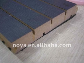 Wooden Acoustic Board ,back with black fiber