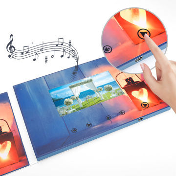 Custom 7" Screen Video Greeting Card for Weddings