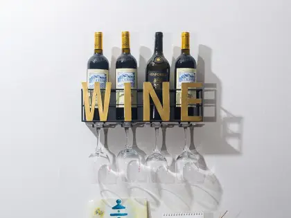 Wine Glasses Holder Storage Wall Mount Wine Rack