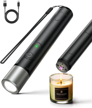 Tactical Multifunctional Rechargeable Flashlight for Outdoor and Emergency Use