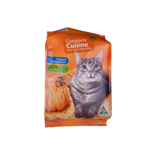 Recyclable plastic gusset bag for cat litter