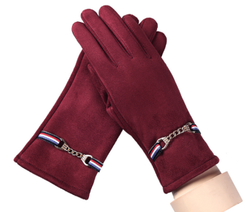 Suede Warm Screen Touch Leisure Autumn Winter Gloves