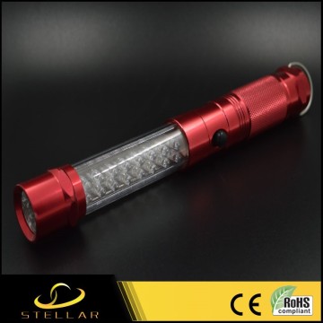 SS-W169 Portable Aluminum 16 led 9 UV Flashlight Worklight Magnetic Work Light