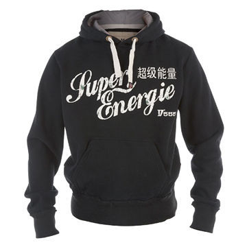 Men's Hoodies/Sweatshirt, Made of 80% Cotton/20% Polyester, Customized Designs are Accepted