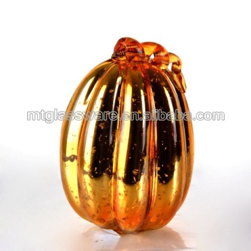 2015 Mintao Hot Popular resin pumpkin with shiny colored for Halloween/glass pumpkin