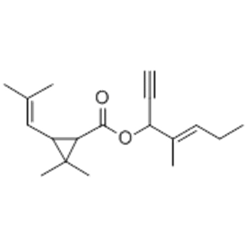 (RS) - (E) -1-Etinil-2-metil-2-pentenil (1R) -cis, transkrisantemat CAS 54406-48-3