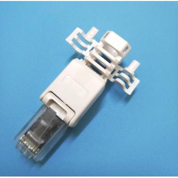 8P8C Masculino cat6A toolless Conector modular