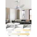 Abs Blades White Fan Light With Remote Control