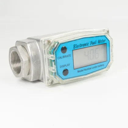 1 Inch Electronic Diesel Fuel Oil Flow Meter - WL Turbine Flow Meter
