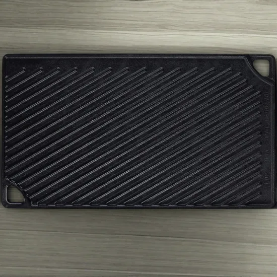 New Style Cast Iron Cookware: Reversible Grill Griddle for Camping and Kitchen