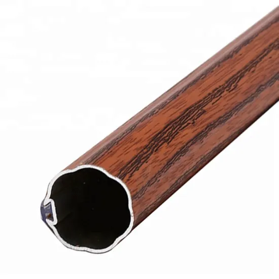 Curtain rod round aluminum extrusion profiles