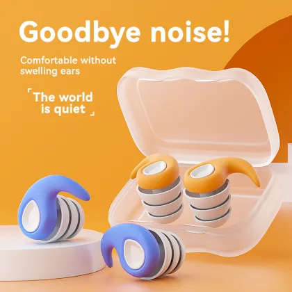 ES600 Nano Silicone Noise Cancelling Waterproof Earplugs for Adults and Children